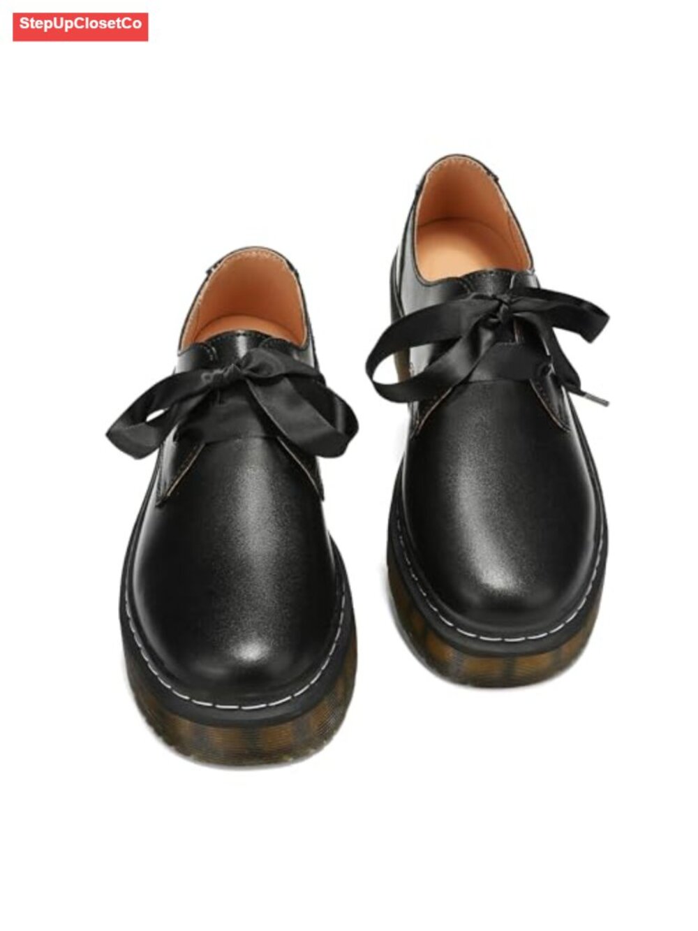 Lace-Up Platform Chunky Loafers Lug Sole Oxford Business Work Dress Shoes